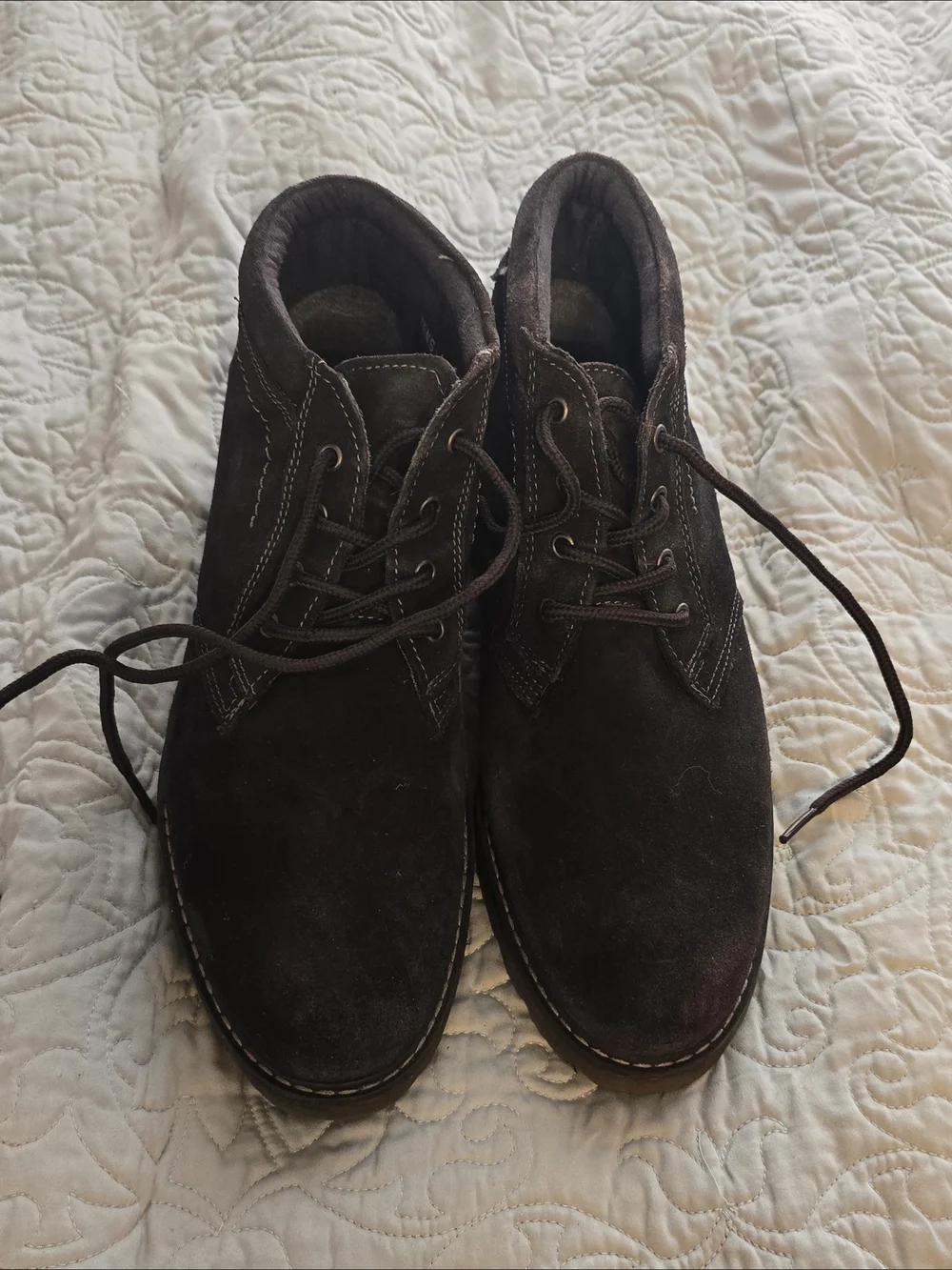 Nunn Bush Men's Suede Chukka Boots - Dark Brown